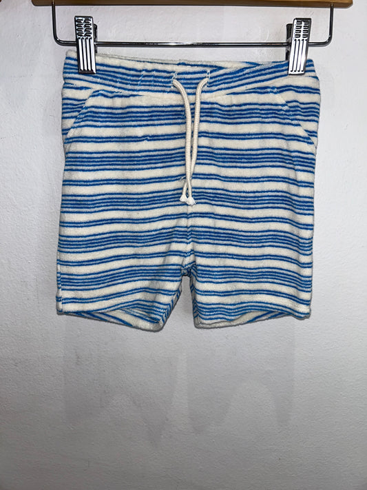 Striped terry shorts 3y