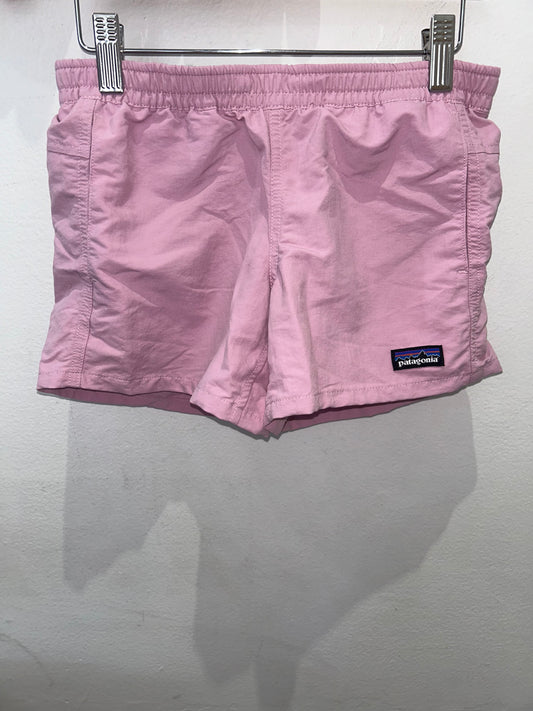 Patagonia pink shorts 12y yellow seam