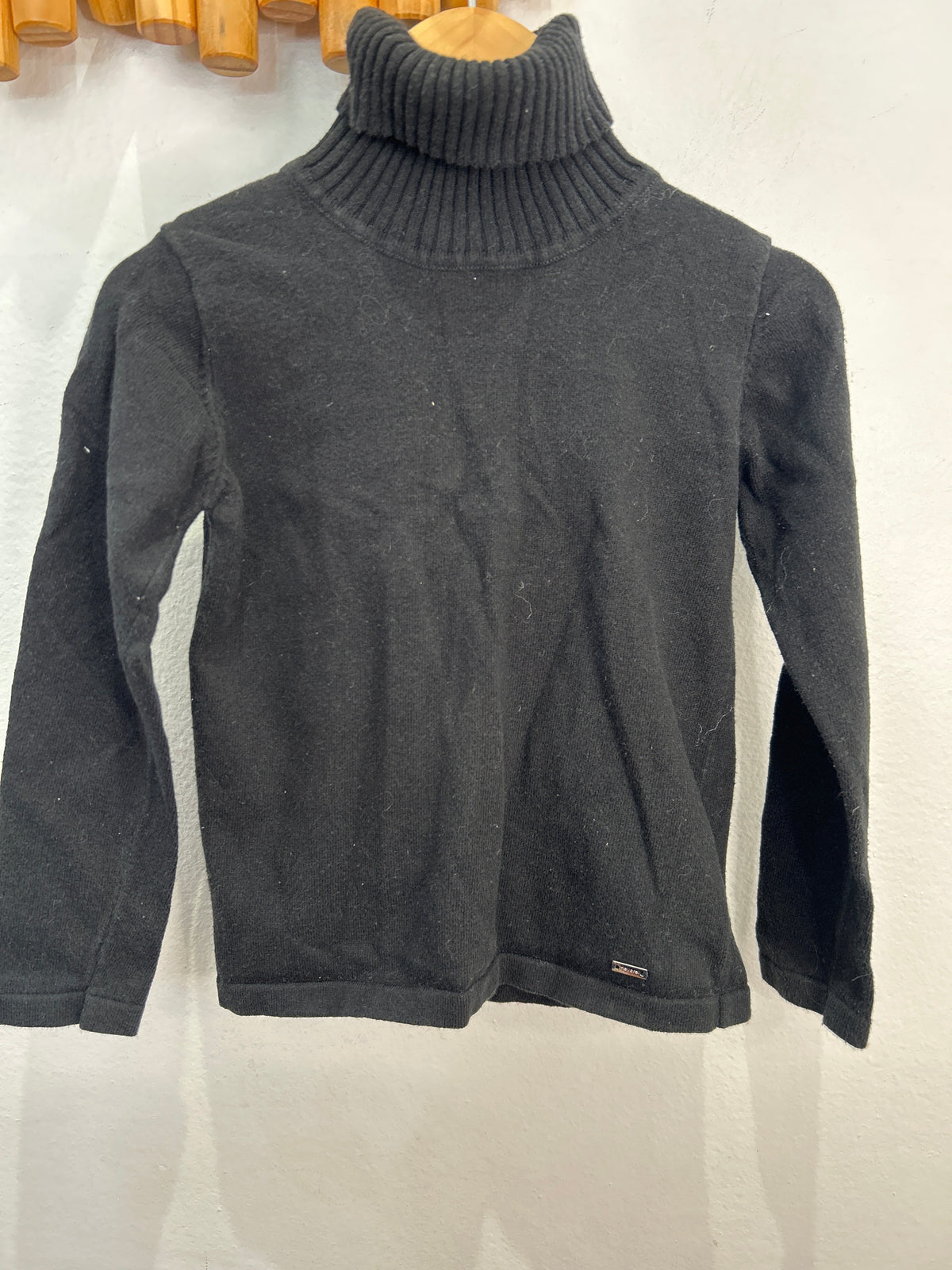 Mayoral black knit turtleneck 4y