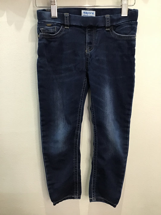 Mayoral stretchy jeggings 4y