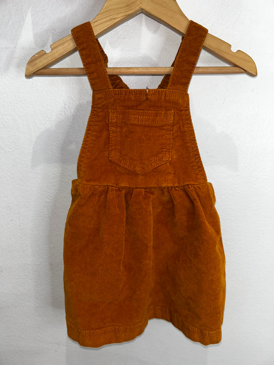 Brown skirt romper 12-18m