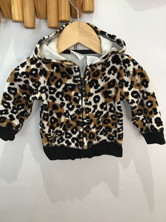 Leopard velour sweatshirt 3m
