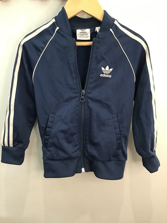 Blue Adidas zip-up 2-3y*