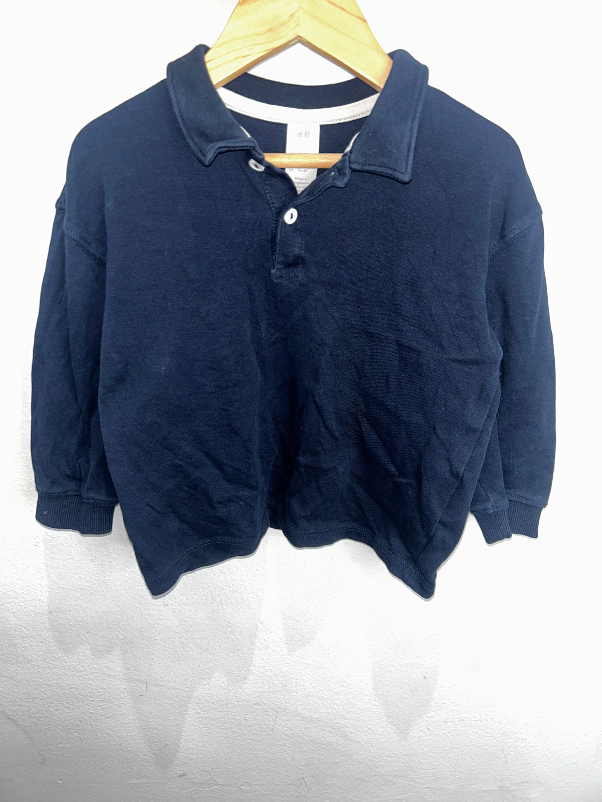 Navy rugby shirt 18-24m