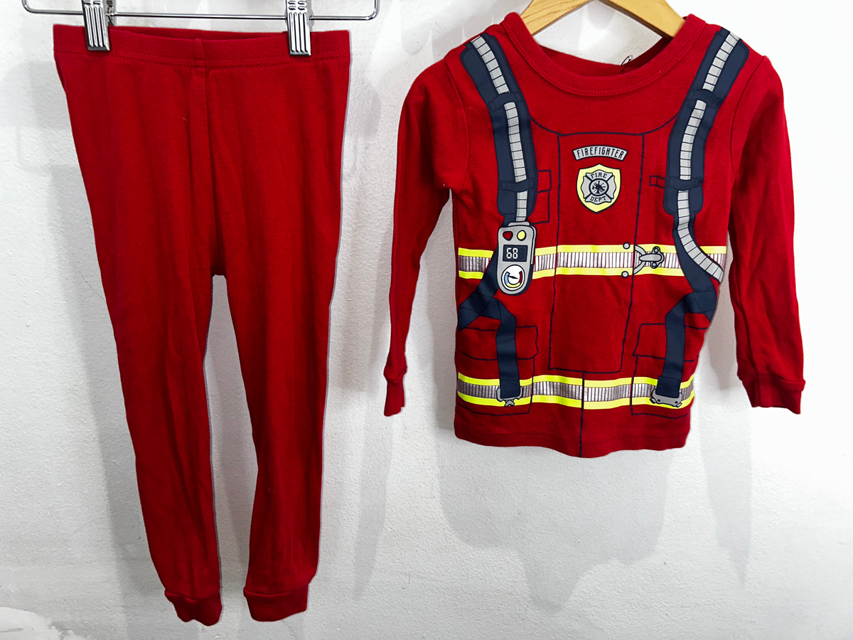 Fire truck pyjamas 3y