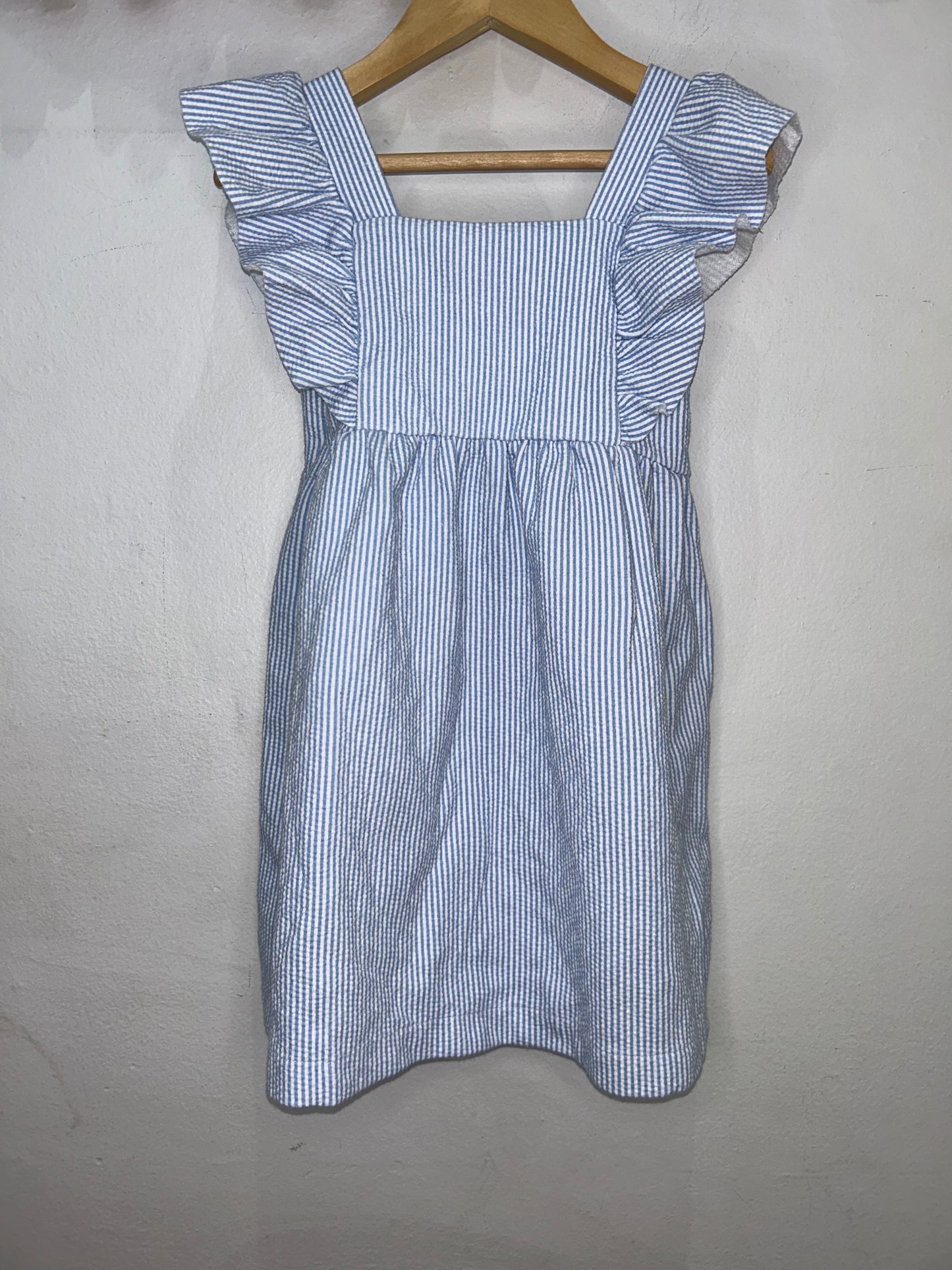 Seersucker dress 3-4y