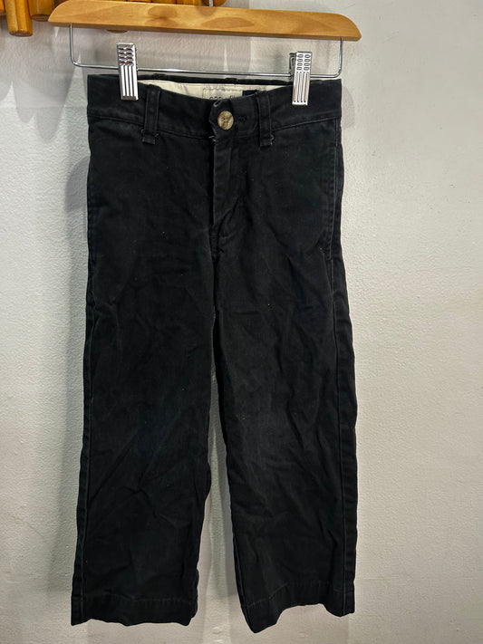 Black easy fit pants 5y