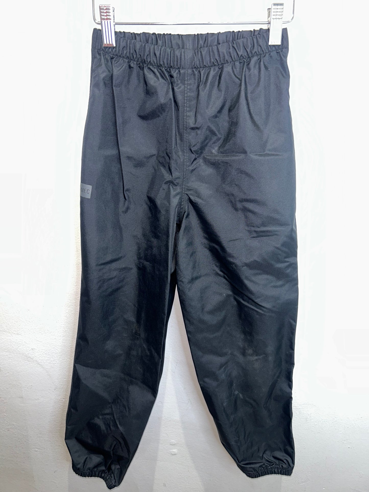 MEC black rain pants 7y