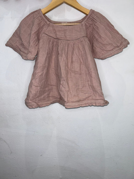 Jamie Kay mauve blouse 4y