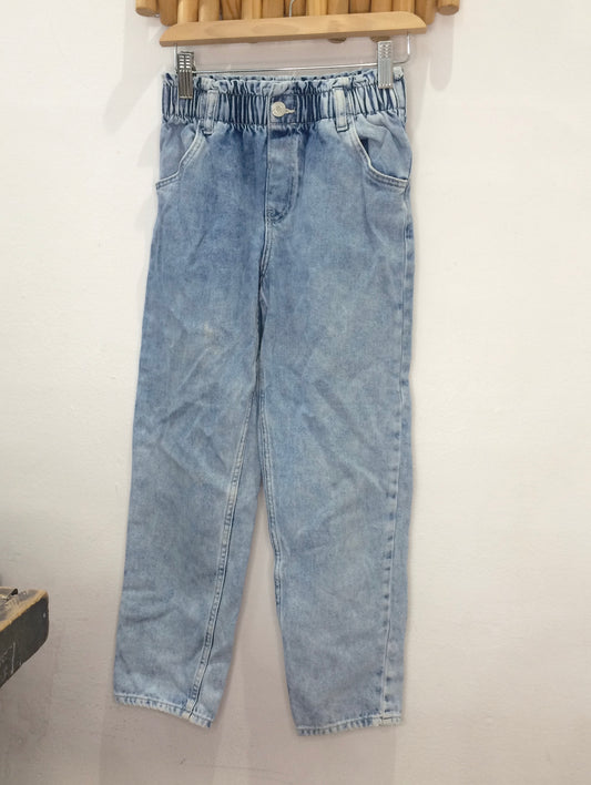 Relaxed pullon jeans 8-9y