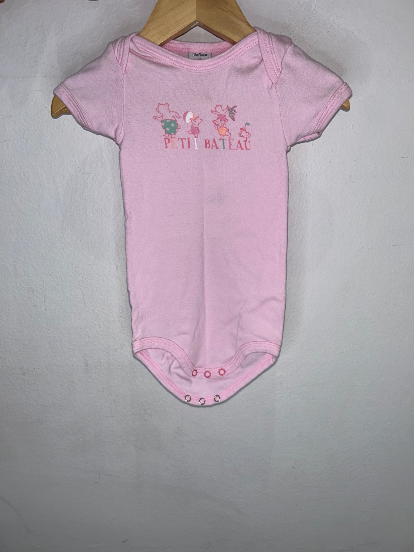 Dancing Bear Onesie Rose 12m