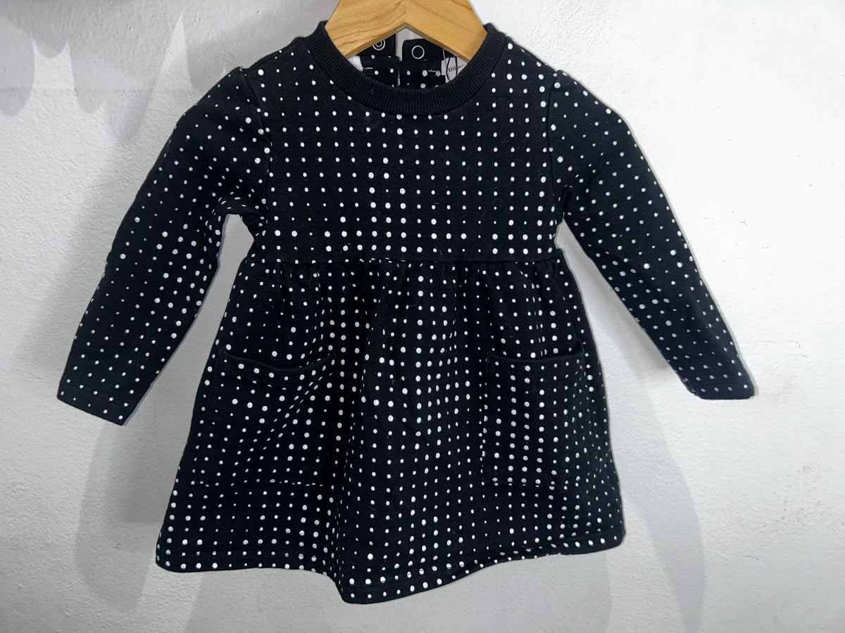 Miles black dress 9m