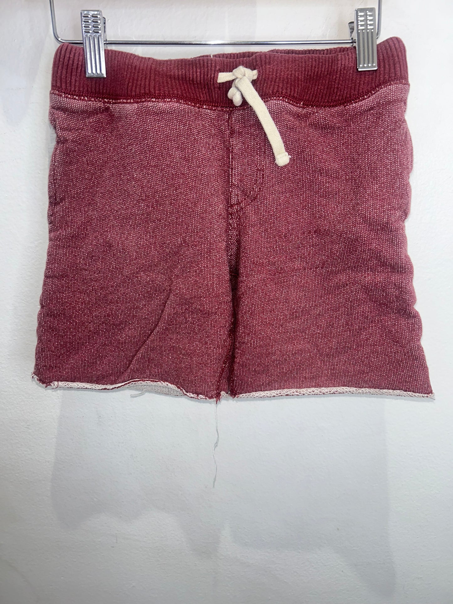 Maroon jogger shorts 6y