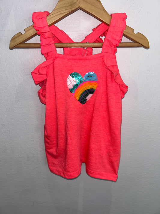 Neon heart tanktop 4y*