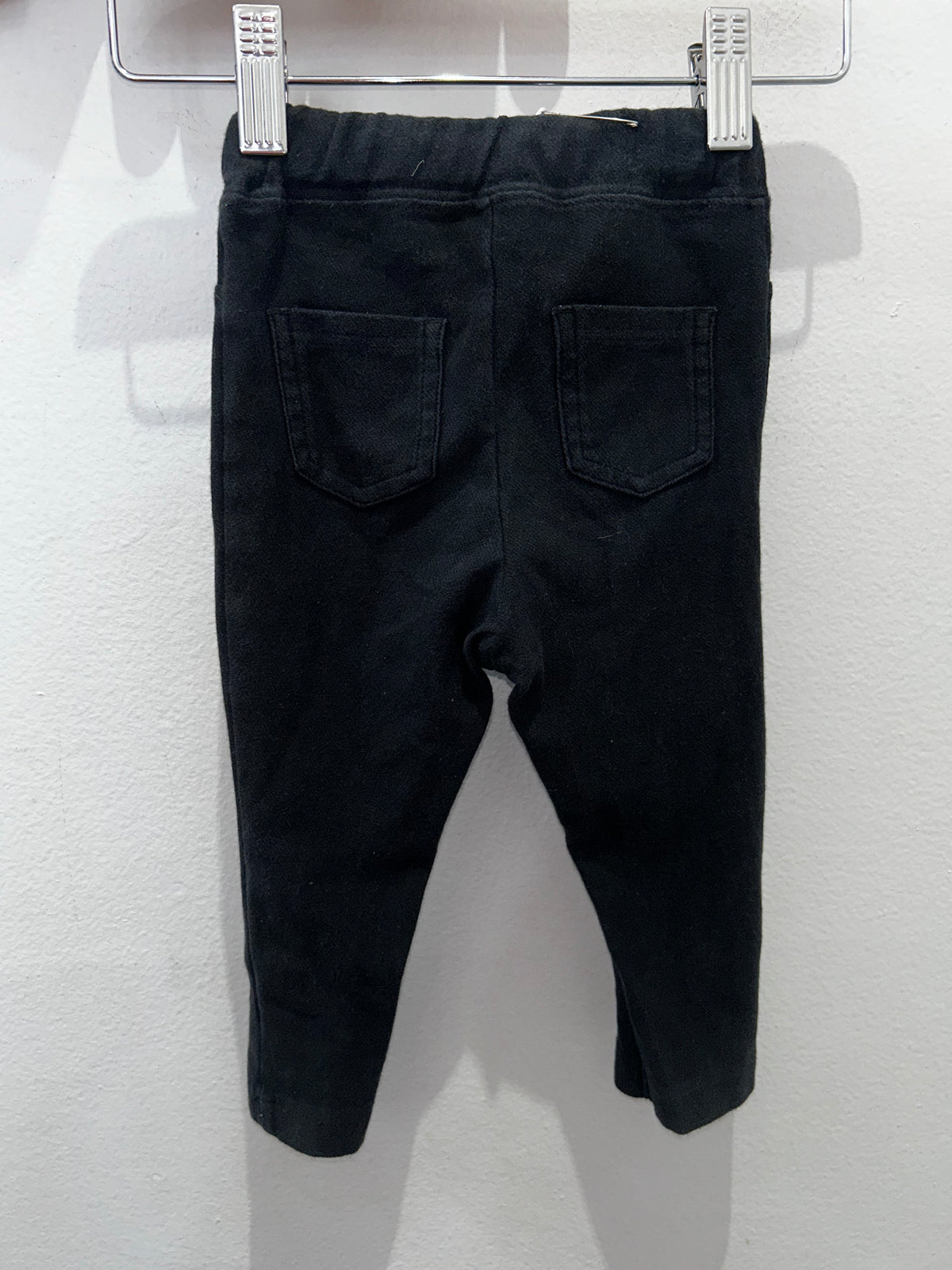 Black leggings w pockets 18-24m