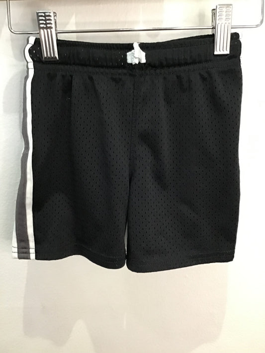 Shorts black basketball stripe 2y