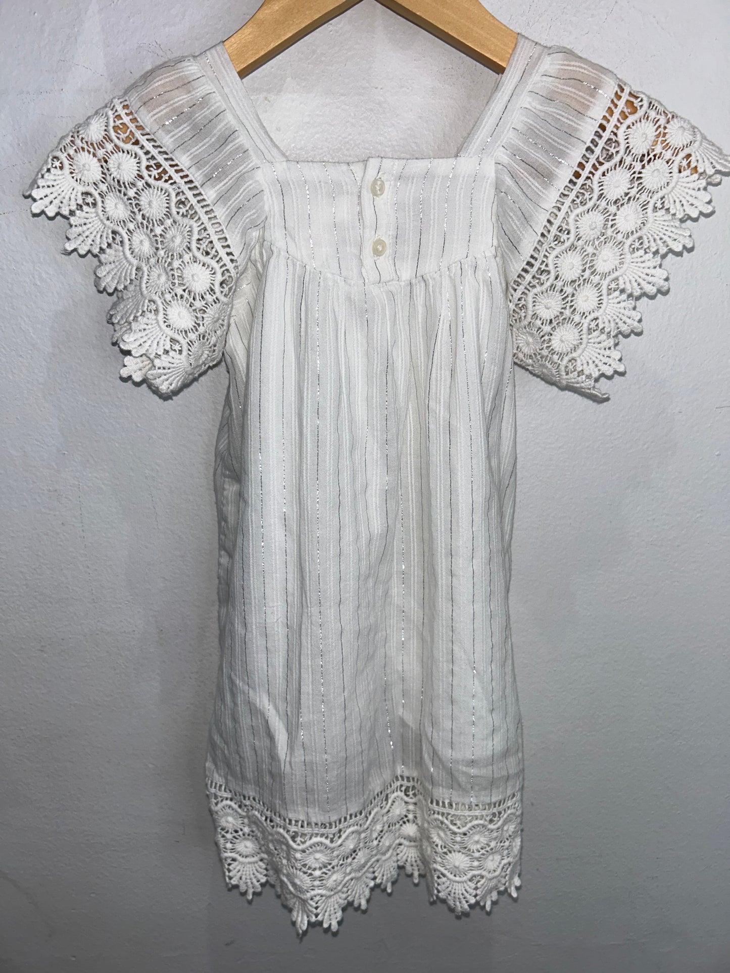 Silver sparkle dress 2y