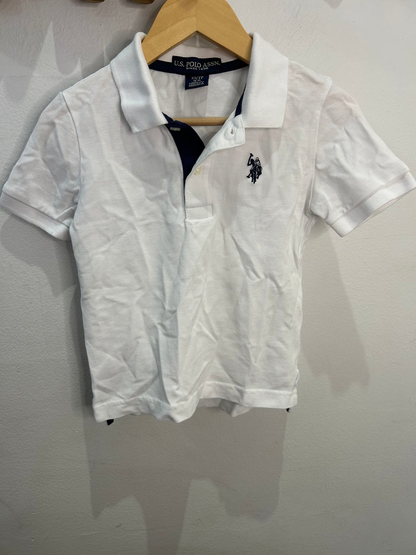 White polo 4-5y