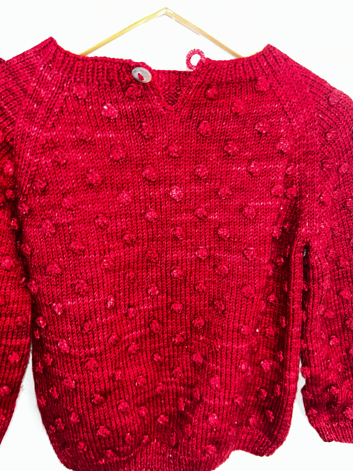 Misha and Puff red sweater 4-5y