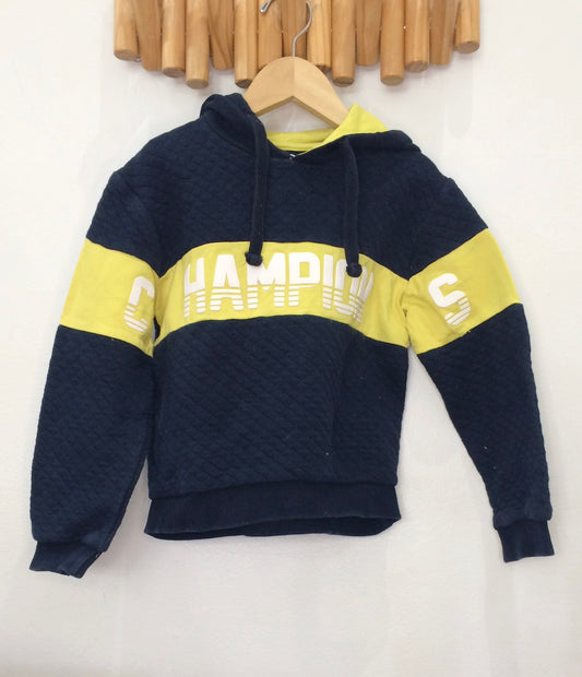 Black hoodie champion 7-8y