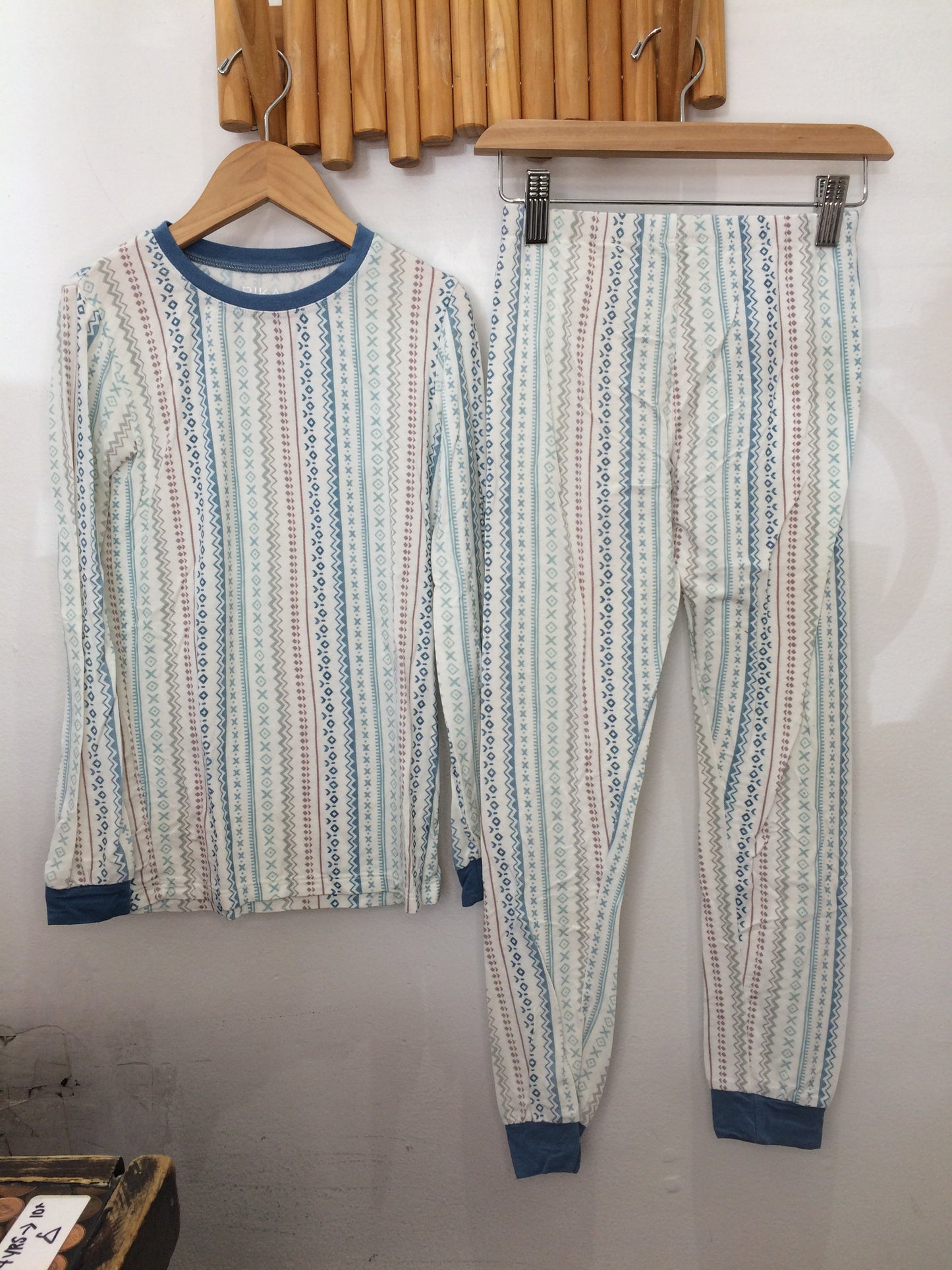 Pike organic knots and crosses pyjamas 8y