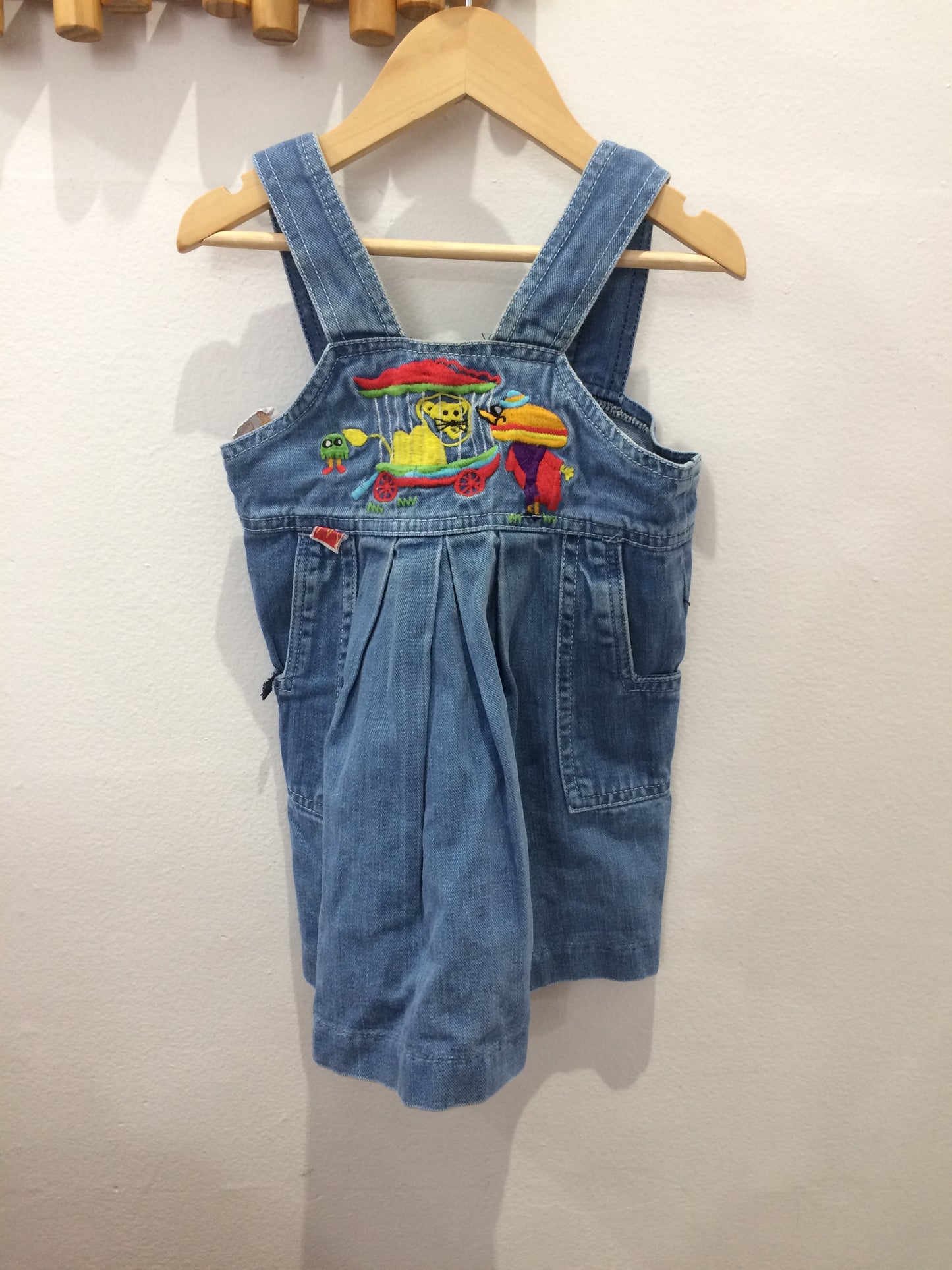 Vintage McDonald's denim romper 3-4y