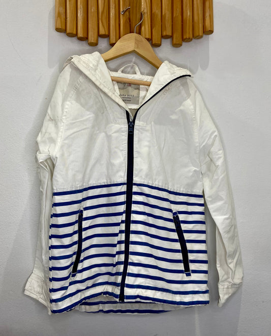 Blue stripes windbreaker 8y