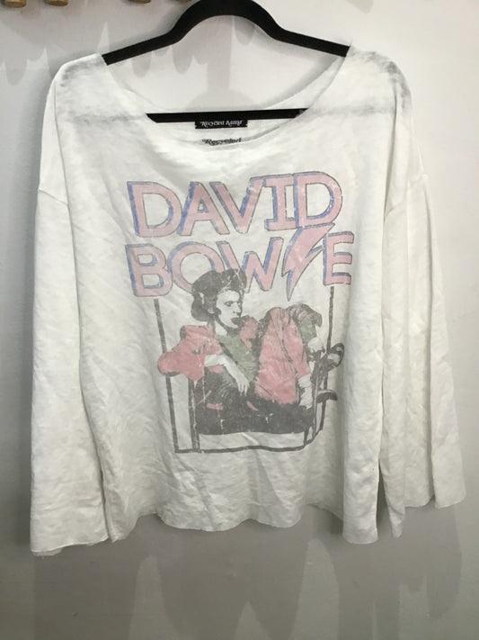 David Bowie longsleeve - adult Large