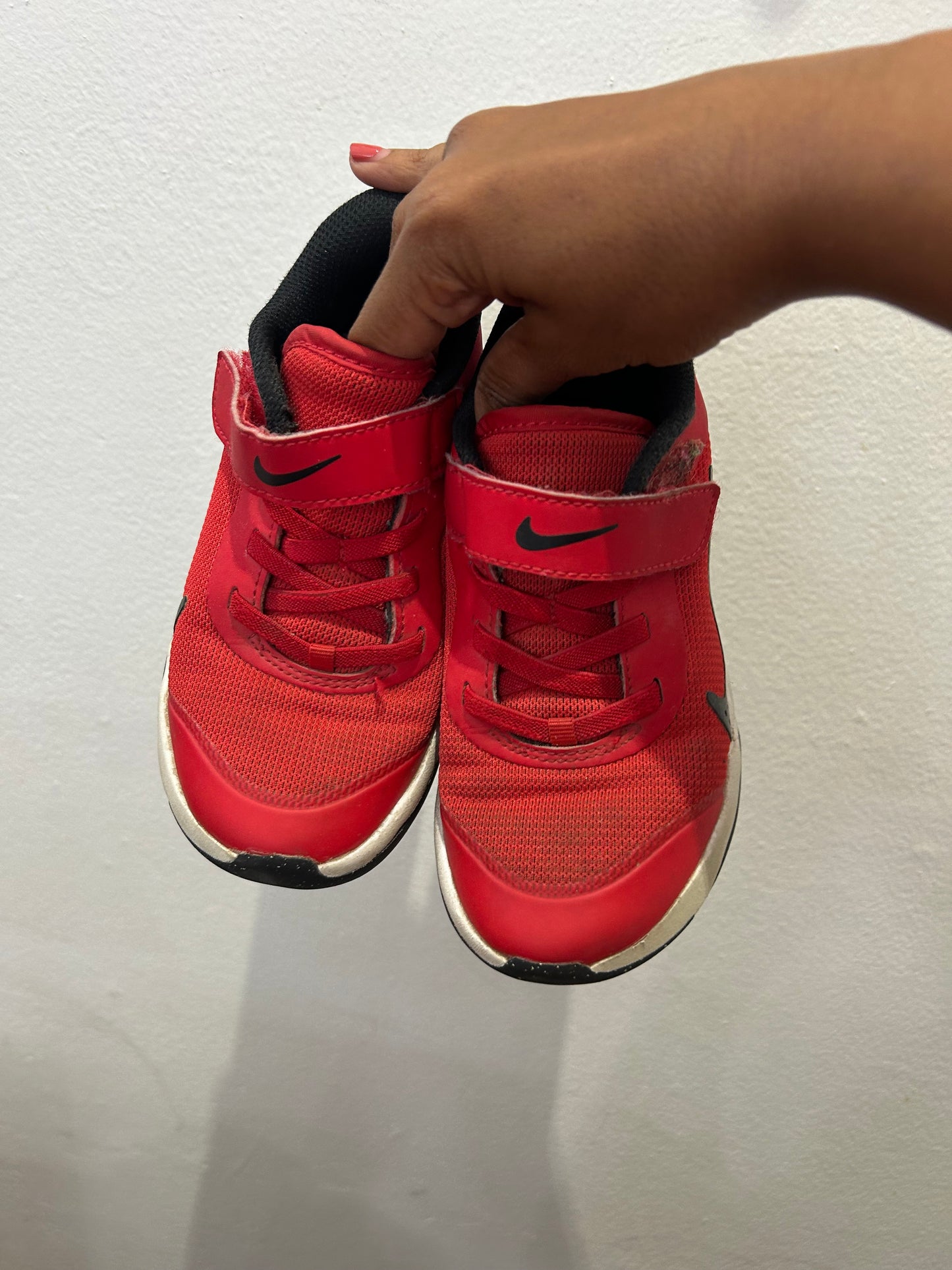 C11 red Adidas sneakers