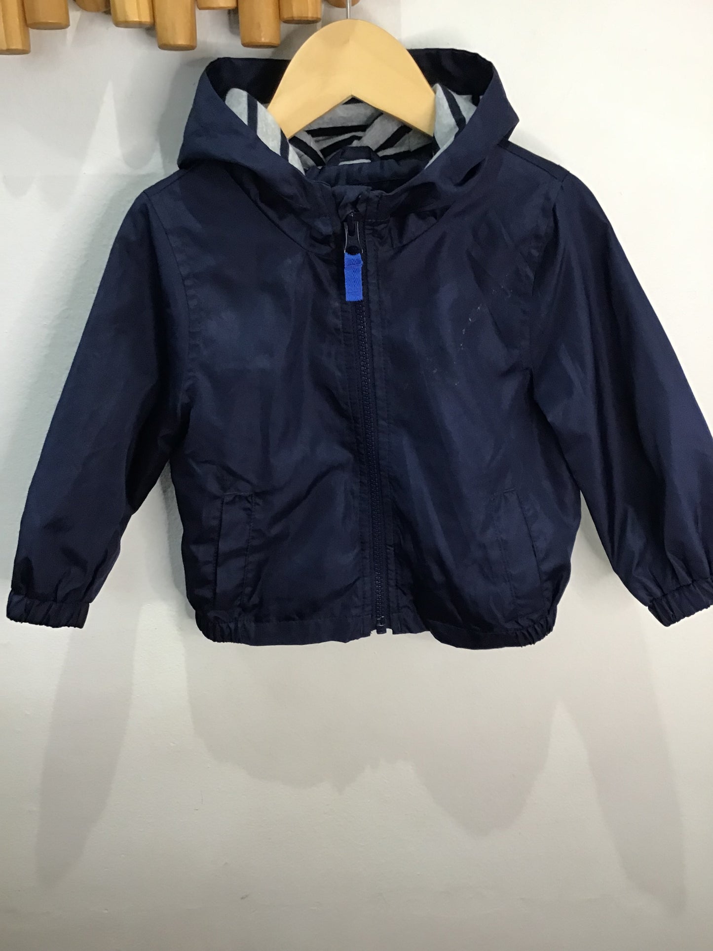 Navy rainjacket 12m