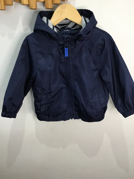 Navy rainjacket 12m