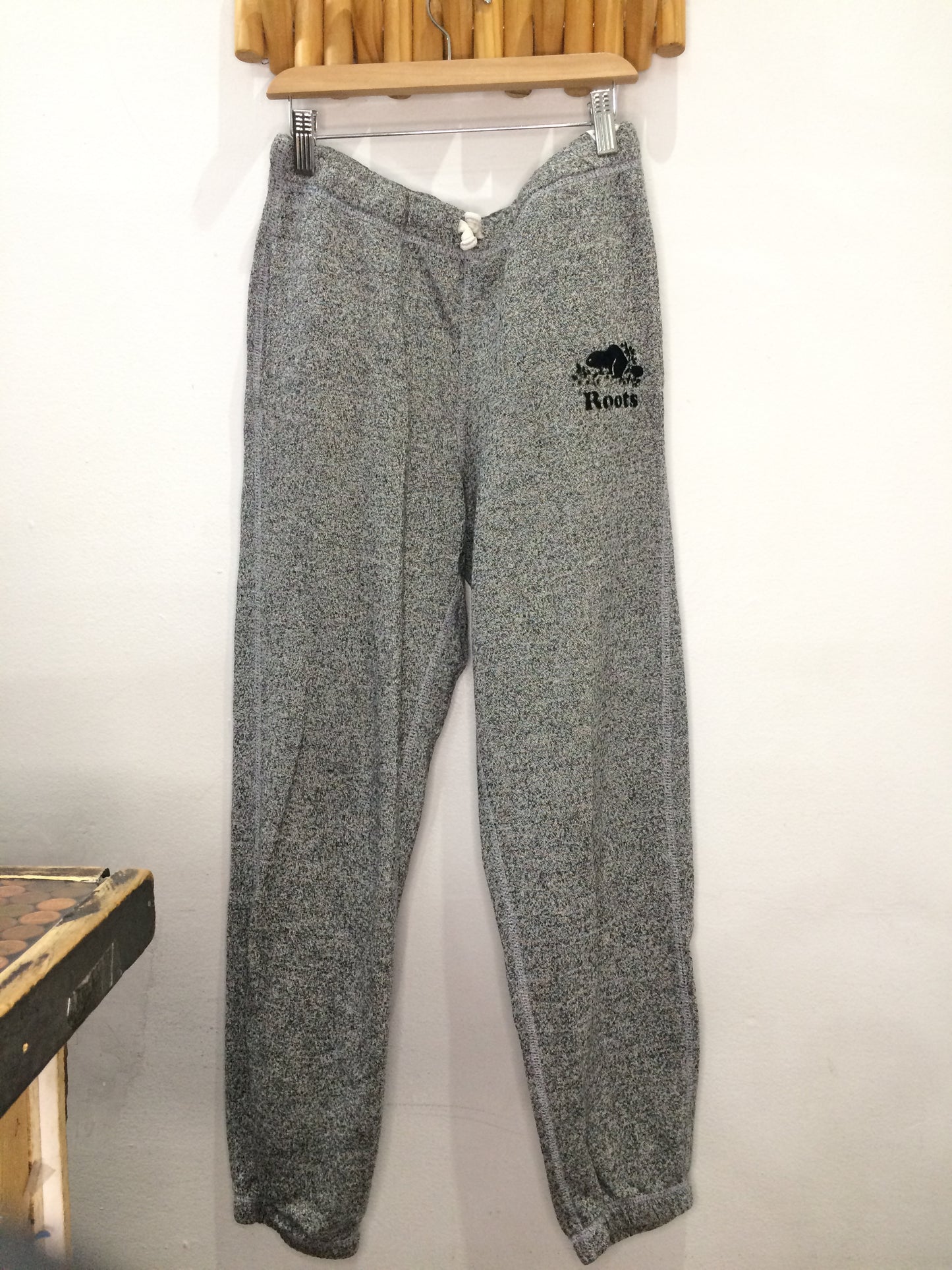 Roots grey joggers 14y