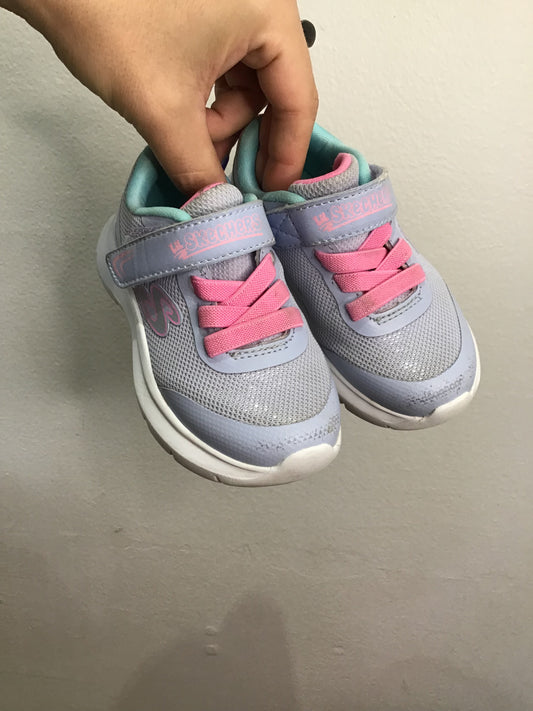 C7 lavender Skechers