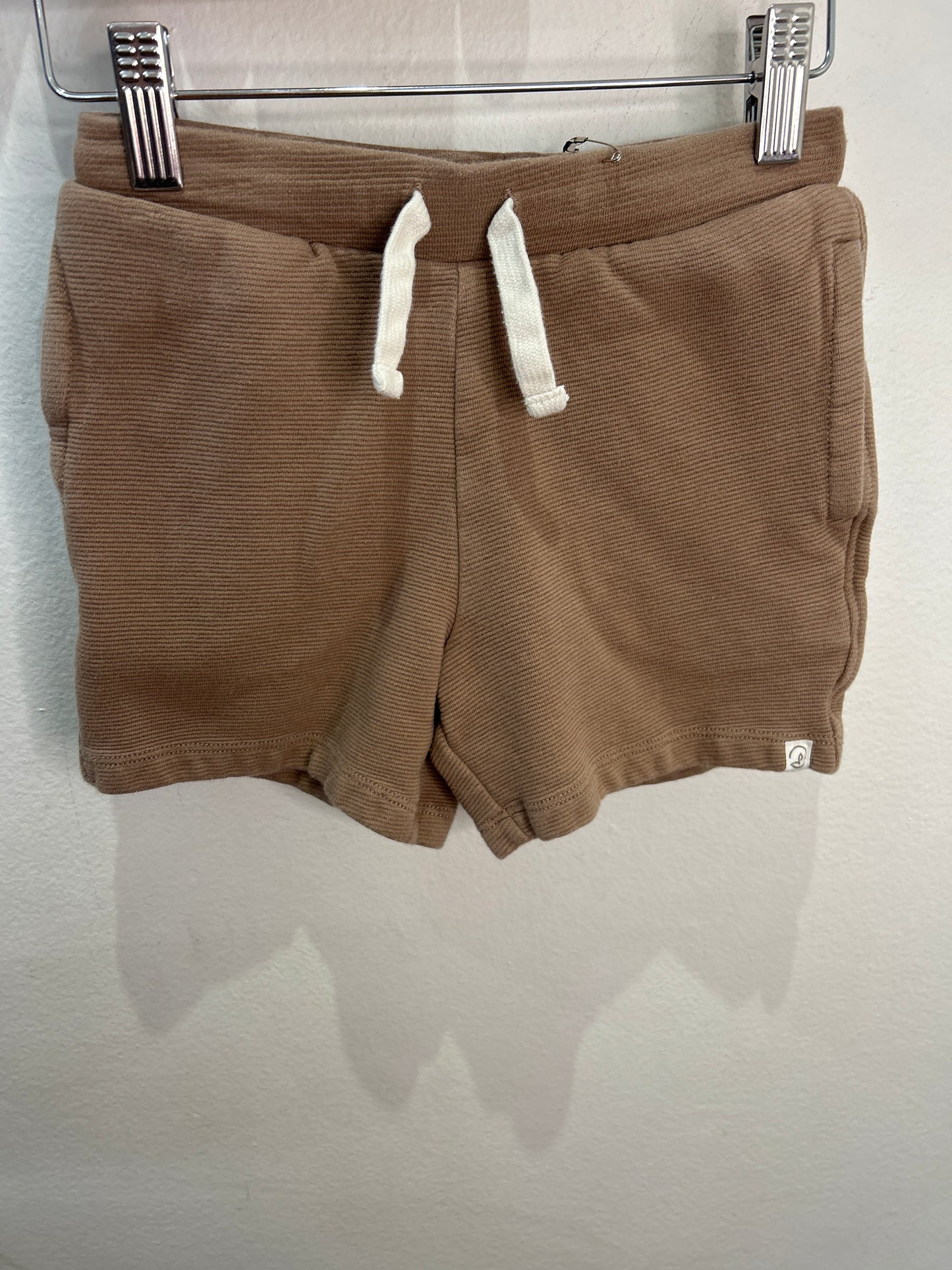 Brown texture shorts 6y