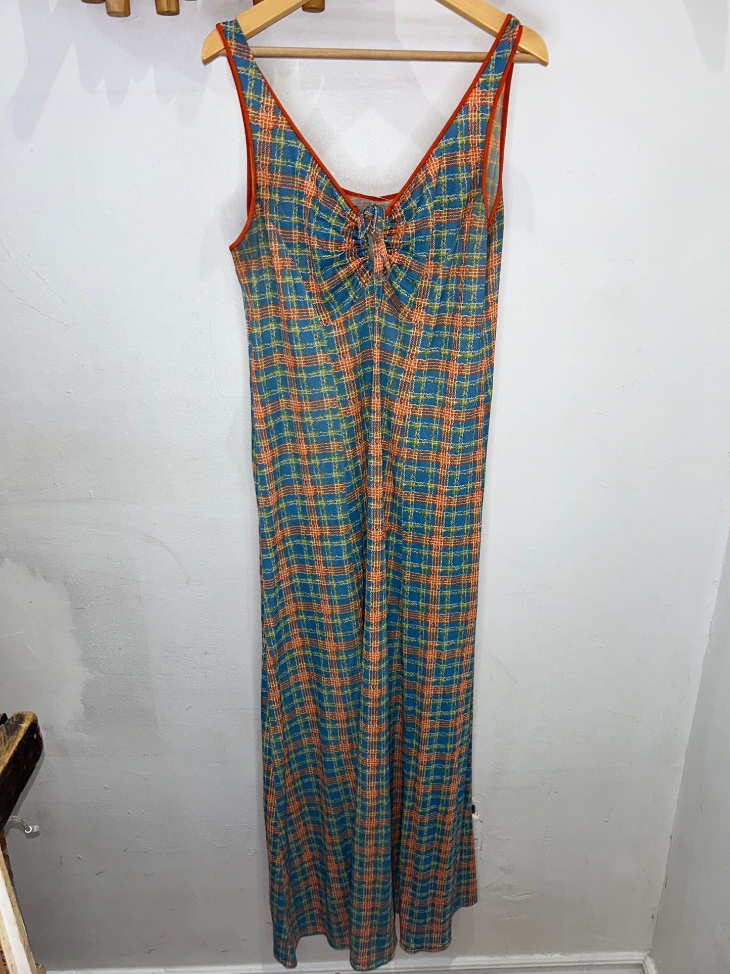 Plaid vintage Dress Adult SM
