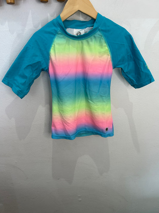 Rainbow rashguard 4-5y