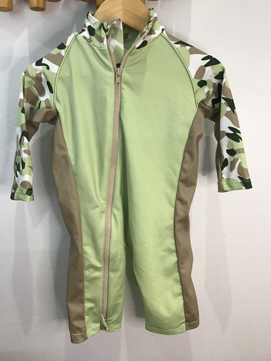 Swimsuit Stonz green full body 0-6m
