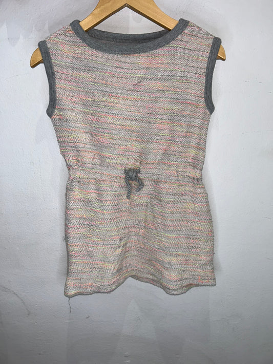 Colourful terry dress 4-5y