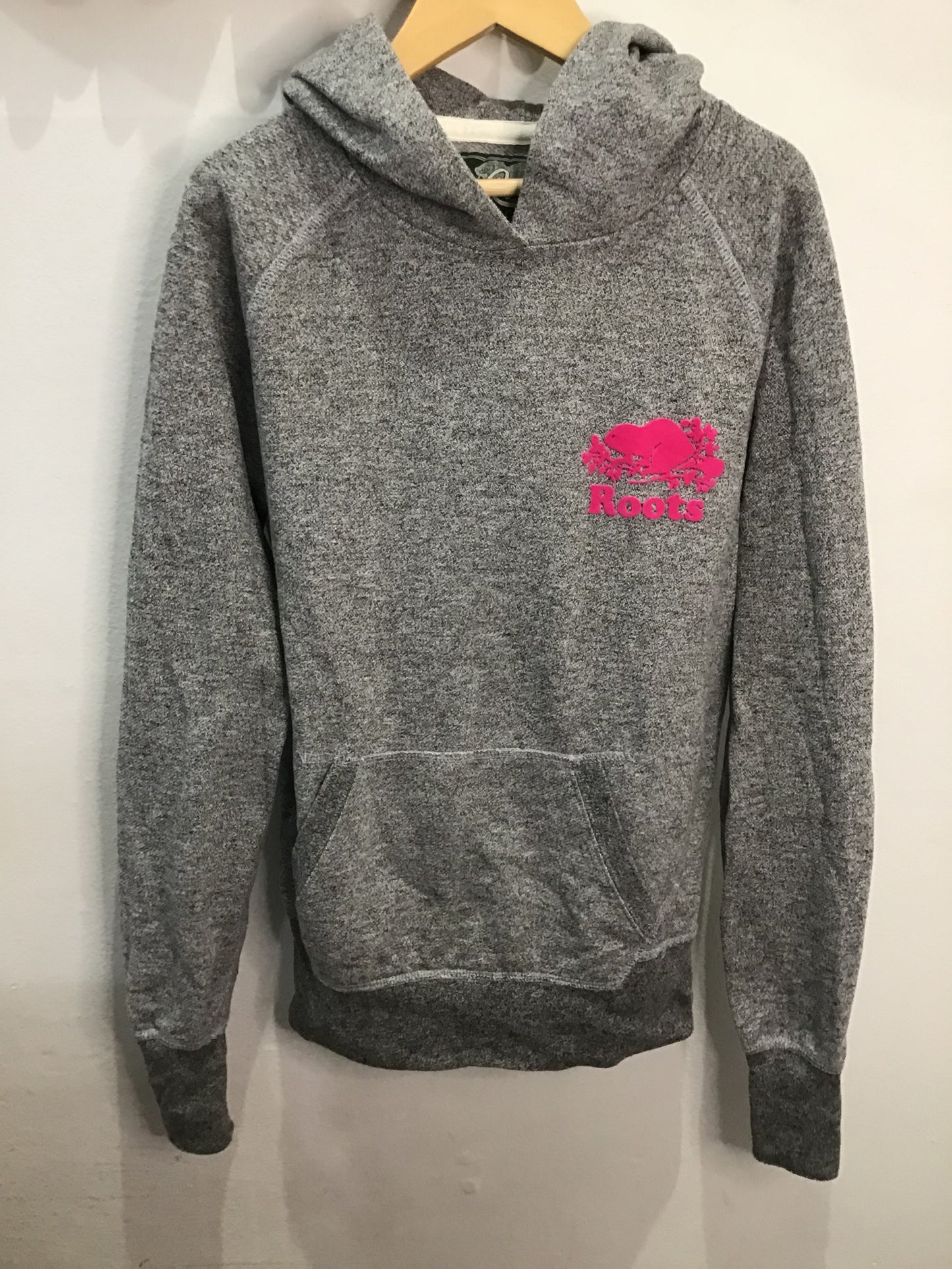 Roots pink logo hoodie - adult XXS