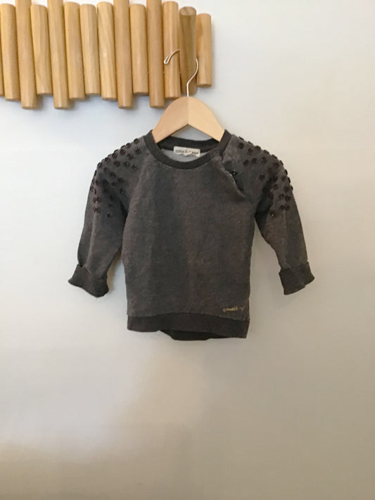 Small Rags dark grey pullover 12m