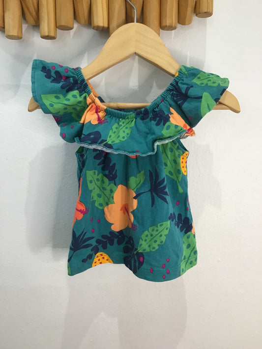 Dress teal hyacinth 3-6m