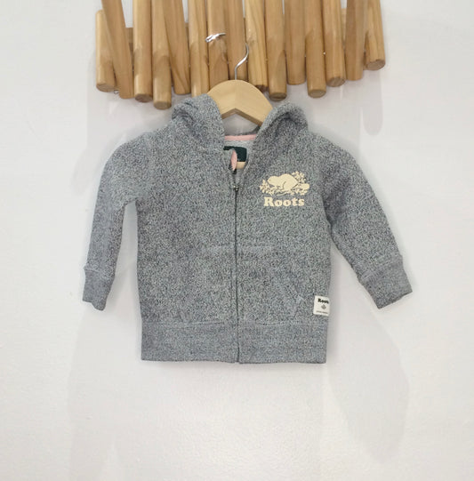 Roots greay sweatshirt 3-6m