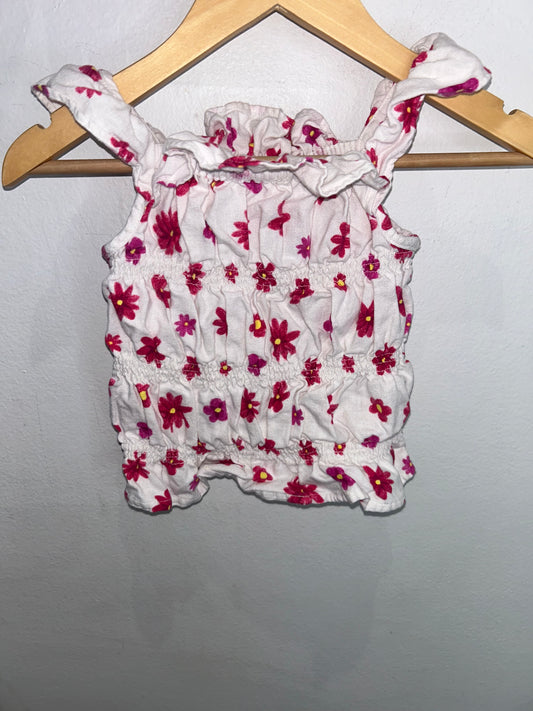 Smocked tanktop 3y