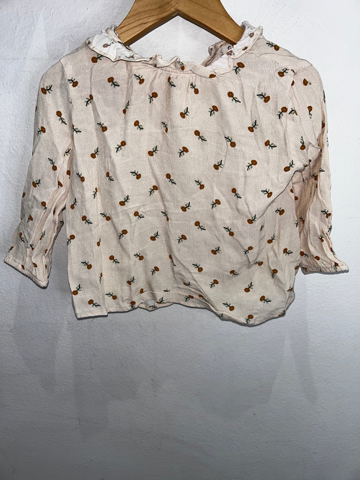 Little mustard blouse 18m