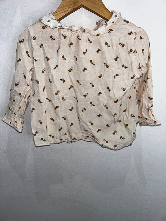 Little mustard blouse 18m