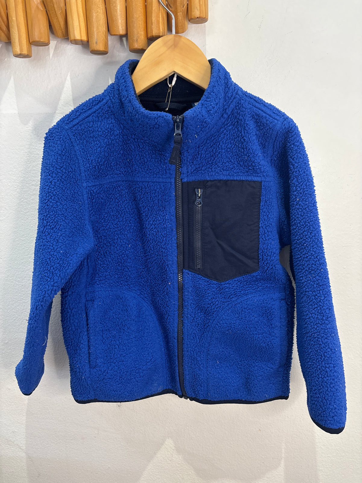 Bright blue fleece 3-4y