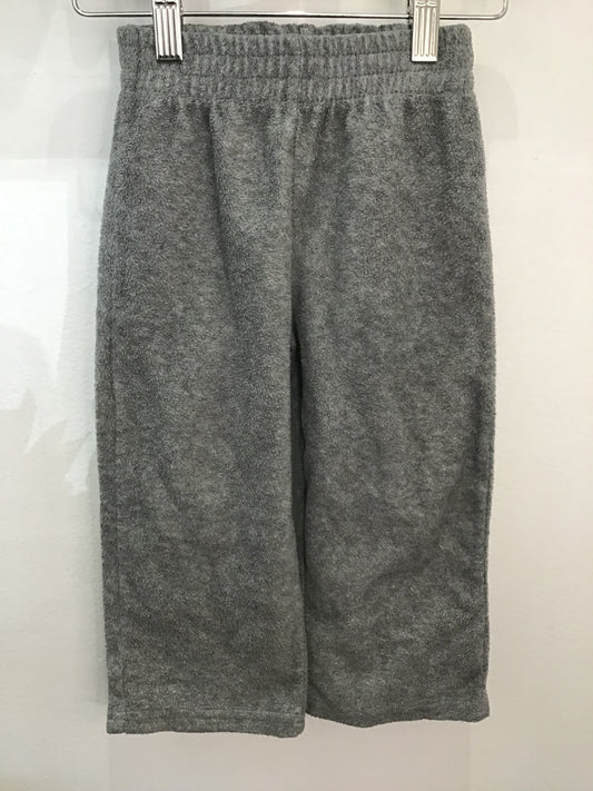 Grey fleece pants 2y