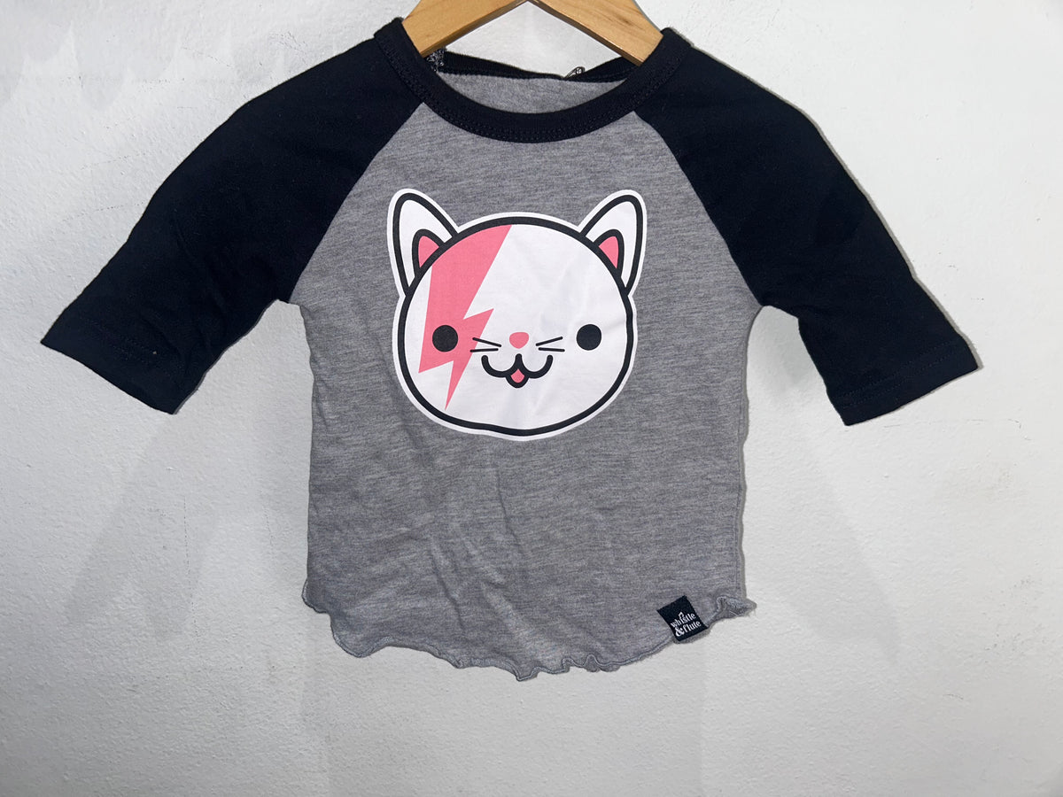 Whistle & Flute cool cat tee 6-12m