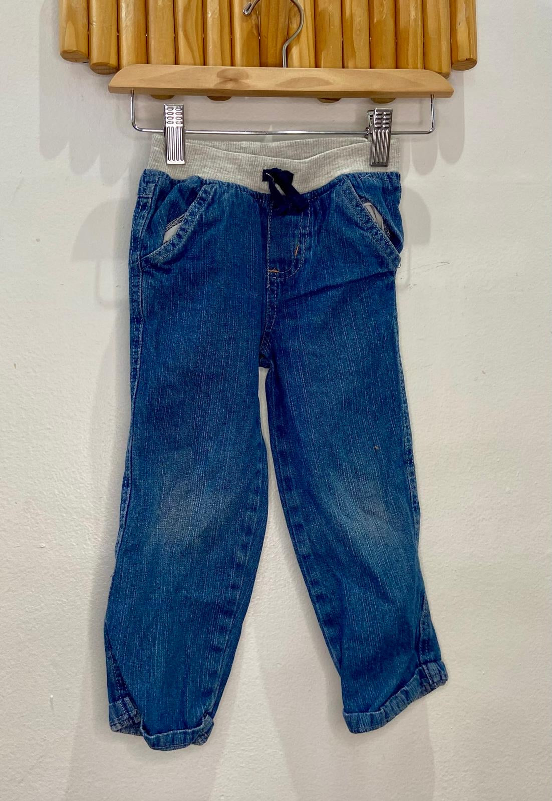 Loose fit pull-on jeans 3y