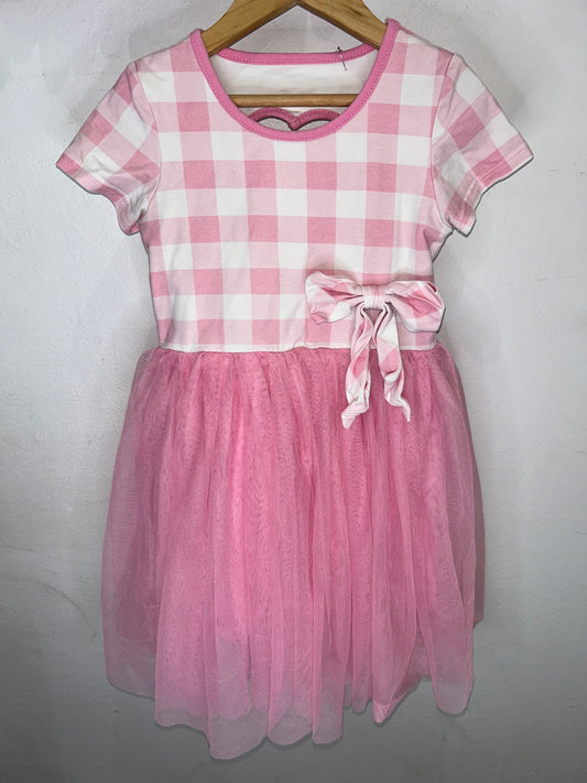 Pink tulle dress 4-6y
